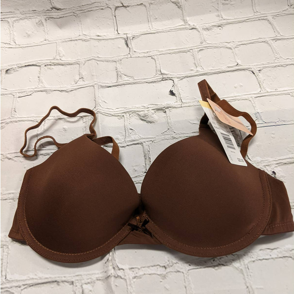 Affinitas NWT Basic padded underwire bra Choc - Picture 3 of 5